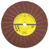 Klingspor 5831 FSR 618 Schuurmopper, 165 x 14 mm korrel 80 1 rij 2 lamellen per pakket Diameter 165 mm 10 stuk(s) - thumbnail