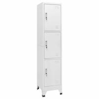 VidaXL Lockerkast met 3 vakken 38x45x180 cm - thumbnail