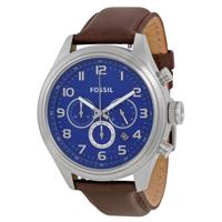 Horlogeband Fossil BQ1033 Leder Bruin 22mm - thumbnail