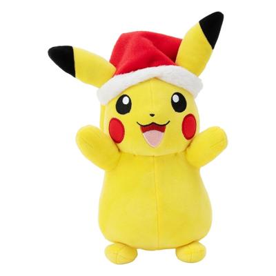 Pokemon Pluche - Pikachu with Christmas Hat (20cm)
