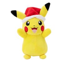 Pokemon Pluche - Pikachu with Christmas Hat (20cm) - thumbnail