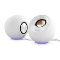 Creative Pebble RGB 2.0 PC-luidsprekers Kabelgebonden 4.4 W Wit - thumbnail