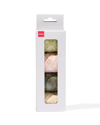 HEMA Raffia Lint 4 Kleuren - 4x15m HEMA Raffia Lint 4 Kleuren - 4x15m