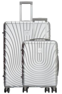 Calgary Kofferset 55+80cm Zilver