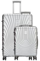 Calgary Kofferset 55+80cm Zilver - thumbnail