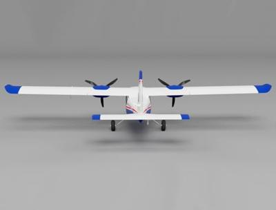 XFLY P68 Twin 850MM Wingspan ARTF - Blauw