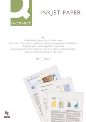 Q-CONNECT inkjet papier, ft A4, 100 g, pak van 200 vel, wit