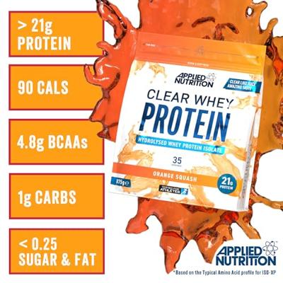 Applied Nutrition Clear Protein Orange Squash (875 g) Applied Nutrition Clear Protein Orange Squash (875 g)