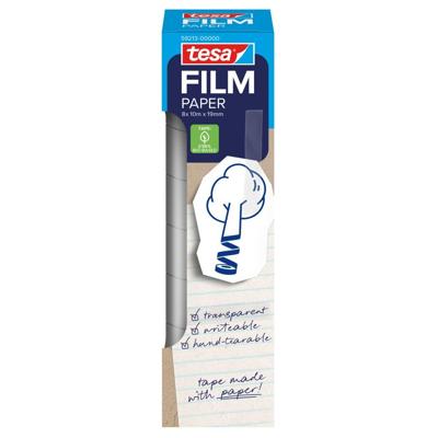 Plakband tesafilm papier 19mmx10m 8 rol