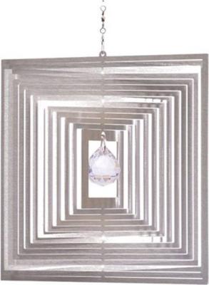 Wind spinner vierkant met kristal