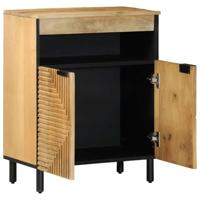 Dressoir 60x33x75 cm massief mangohout bruin - thumbnail