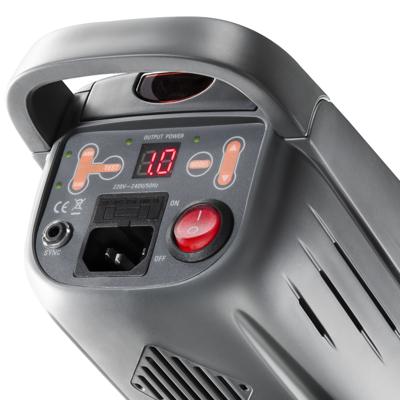 Walimex VE-400 Excellence flitser voor fotostudio 400 Ws 1/1200 s Zwart, Grijs