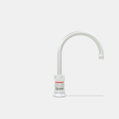 Quooker Classic Nordic Round Kokendwaterkraan (Single Tap) - Kindveilige Dubbeldruk - RVS