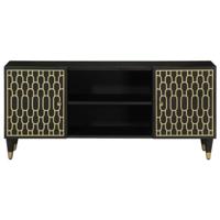 Tv-meubel 105x33x46cm massief mangohout - thumbnail