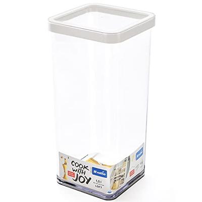 Rotho Loft Bewaardoos vierkant 1,5L wit - thumbnail