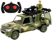 Army auto jeep militair met soldaat rc - thumbnail