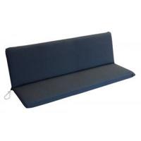 Tuinbank kussen met rugkussen 140 cm - thumbnail