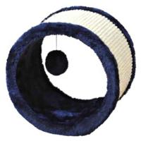 TRIXIE SPEELROL SISAL / PLUCHE BLAUW / NATUUR 23X23X20 CM - thumbnail