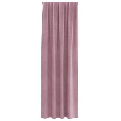 VidaXL Verduisterende gordijnen 2 pcs donkerroze 140 x 260 cm fluweel