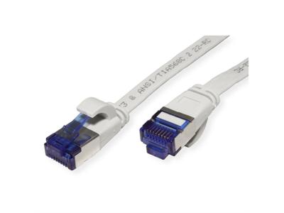 VALUE FTP patchkabel, Cat.6A (Class EA), extra plat, grijs, 3 m VALUE FTP patchkabel, Cat.6A (Class EA), extra plat, grijs, 3 m