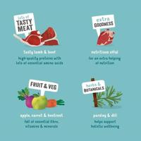 Edgard & Cooper Lam & Rund hond natvoer kuipjes 11 x 150gr - thumbnail