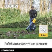 Elektrische bladblazer - POWER PLUS - POWEG4030 - 3300 W - Maximale luchtsnelheid van 250 km/u - thumbnail