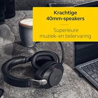 Jabra Evolve2 85 UC Over Ear headset Bluetooth, Kabel Stereo Zwart Ruisonderdrukking (microfoon) Volumeregeling, Indicator voor batterijstatus, Microfoon - thumbnail
