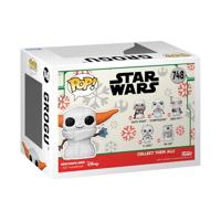 Star Wars the Mandalorian Holiday Funko Pop Vinyl: Grogu Snowman - thumbnail