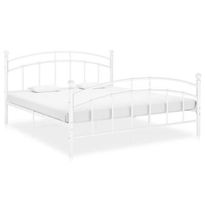 Bedframe metaal wit 160x200 cm Bedframe metaal wit 160x200 cm