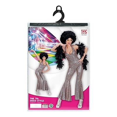 Disco queen holografisch kostuum