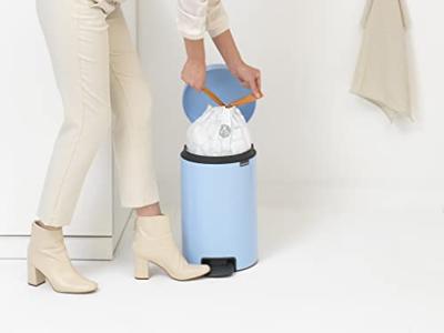 Brabantia pedaalemmer Newlcon 12 liter dreamy blue - thumbnail