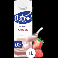 Optimel Magere Yoghurt Aardbei 0% Vet 1L bij Jumbo - thumbnail