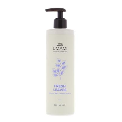 Umami Exclusive Cosmetics Fresh Leaves Body Lotion Japanese Mint & Ginger Scented 400ml Umami Exclusive Cosmetics Fresh Leaves Body Lotion Japanese Mint & Ginger Scented 400ml