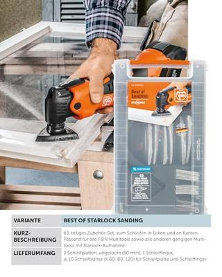 Fein Best of Starlock SANDING Accessoireset 63-delig - 35222967040