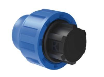 Kirchhoff PP eindstuk, 25 mm, klemkoppeling voor HDPE - 984846617