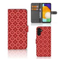 Samsung Galaxy A04s | Samsung Galaxy A13 5G | Telefoon Hoesje | Batik Rood - thumbnail
