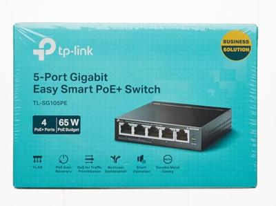 TP-Link TL-SG105PE Switch Zwart - thumbnail