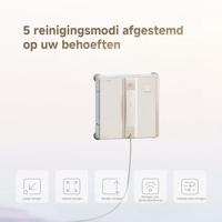 DREAME C1 - Robot voor het reinigen van ramen - Betrouwbare bescherming en veiligheid - CornerClean-technologie - Grondige natte reiniging - thumbnail