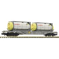 Fleischmann 6660126 N containerwagen van de AAE - thumbnail