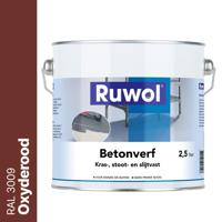 Ruwol Betonverf Oxyderood (RAL 3009) 2,5 liter - thumbnail