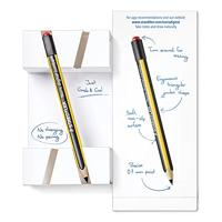 Staedtler Noris Digitale Jumbo 180J 22. EMR Stylus met Zachte Digitale Gum, Stylus voor Digitaal Schrijven en Tekenen Op EMR-Touchscreens, 4.096 Drukniveaus, Fijn 0.7 mm Punt, Zwart/Geel, 1 Stuk - thumbnail