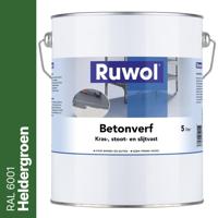 Ruwol Betonverf Heldergroen (RAL 6001) 5 liter - thumbnail