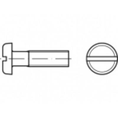 TOOLCRAFT TO-5451912 Platkopschroeven M4 5 mm Sleuf Polyamide 200 stuk(s)