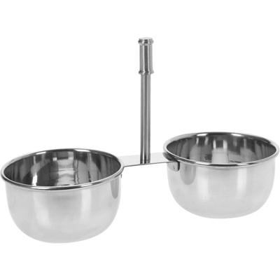 Serveerschalen 2 delig 22x9x14cm metaal Serveerschalen 2 delig 22x9x14cm metaal
