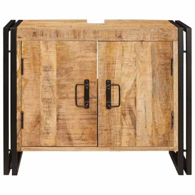 Wastafelkast met plank Bruin 71 x 33 x 58 cm Massief Mango Hout