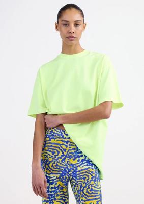 Stieglitz Basis Worn-Out Oversized T-Shirt | Geel