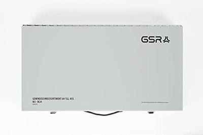 GSR 00708110 Schroefdraadsnijderset 64-delig HSS-G Metrisch M3 - M24