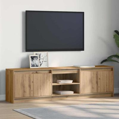 TV-kast Bruin 182 x 34 x 50 cm Bewerkt hout