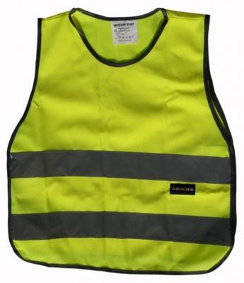 Ikzi Light reflectievest xs kinderen 6-12 jaar geel