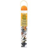 Safari speeldieren landdieren 3 9,5 cm 10 stuks - thumbnail